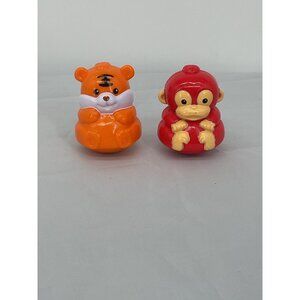 VTech Go Go Smart Animals figures Tiger Monkey Roly Poly